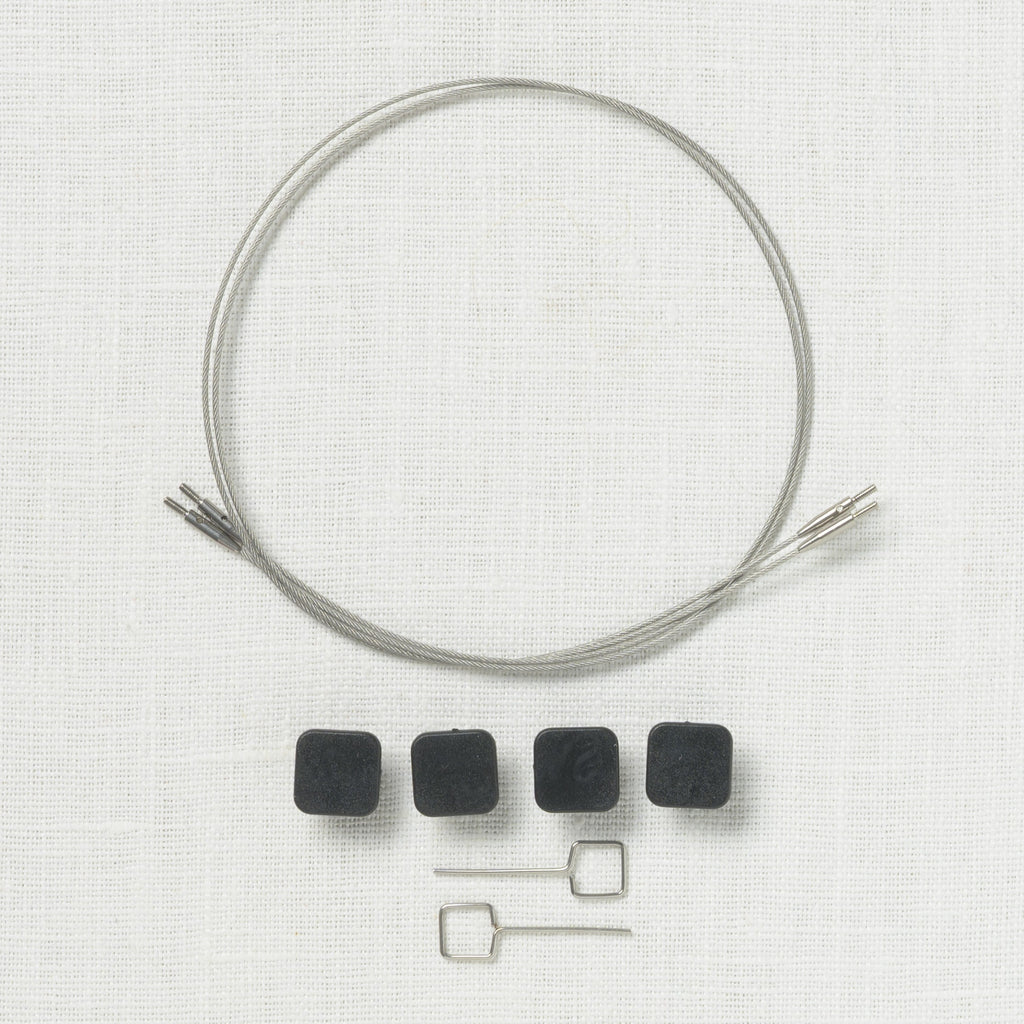KnitPro Petite Fixed Stainless Steel Interchangeable Cable