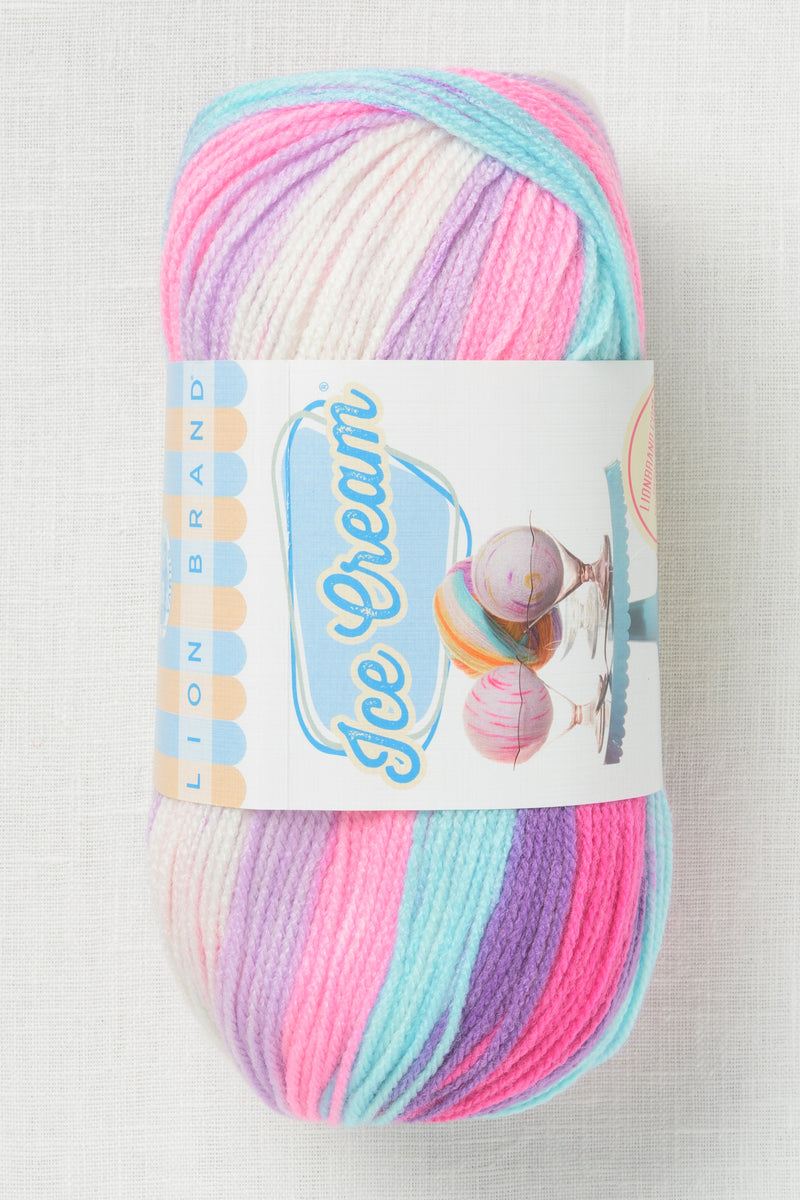 Lion Brand Ice Cream 216Q Raspberry Ripple
