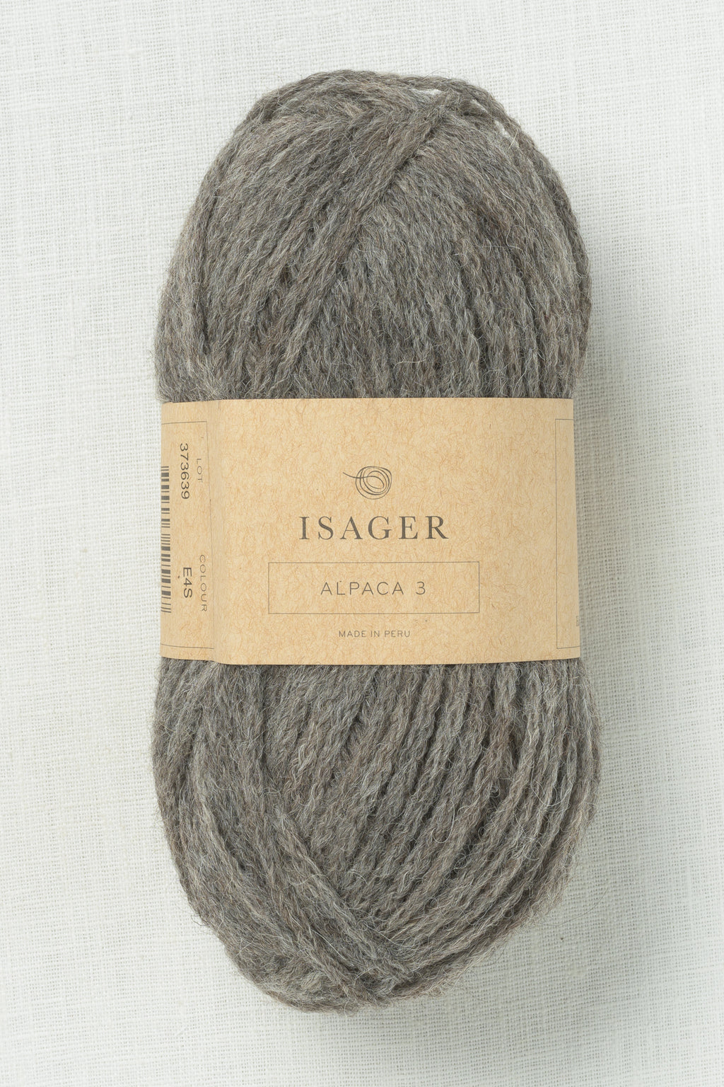 Isager Alpaca 3 E4s Dark Grey Heather Undyed