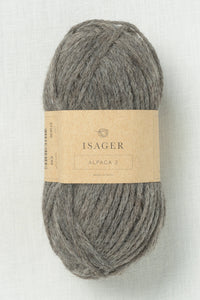 Isager Alpaca 3 E4s Dark Grey Heather Undyed