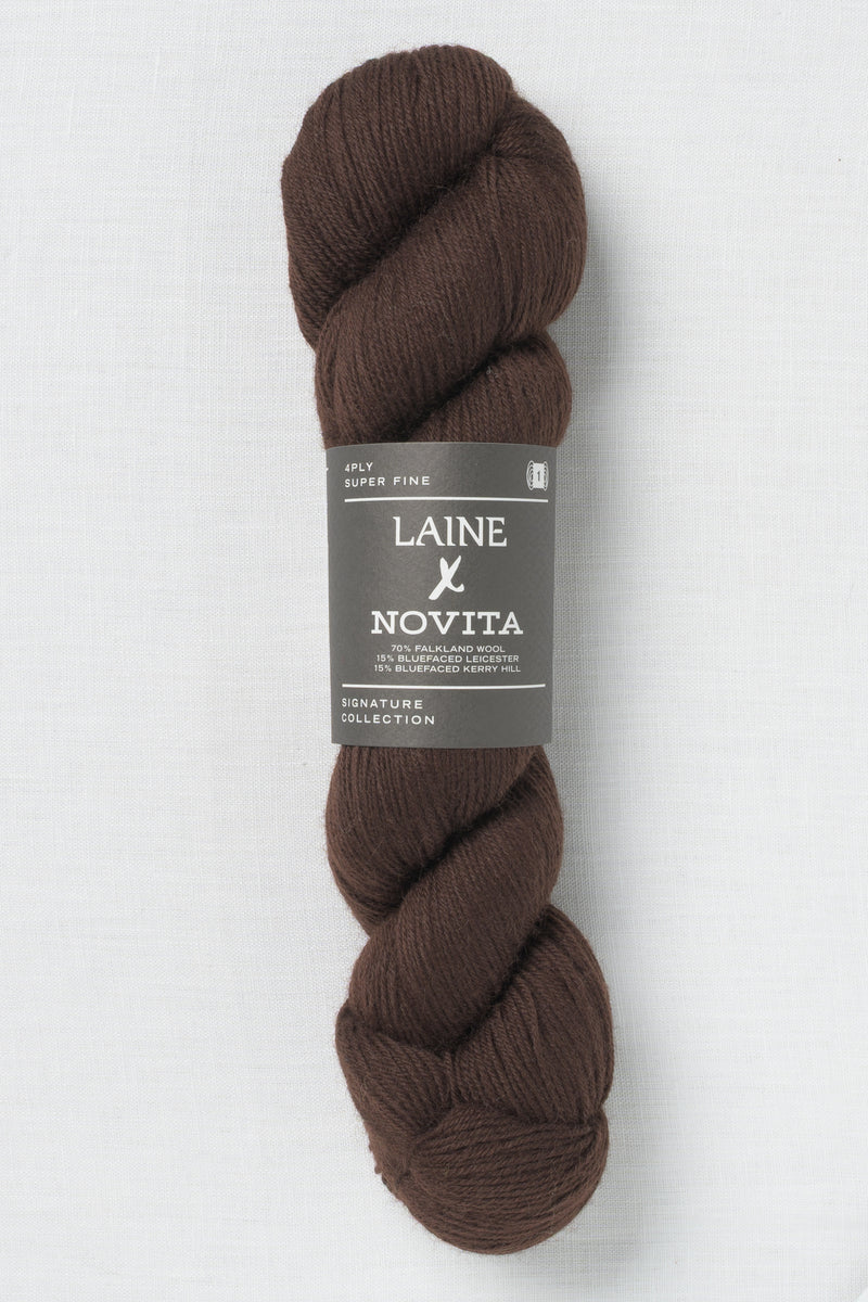 Laine X Novita 4ply 6631 Woodland Bark