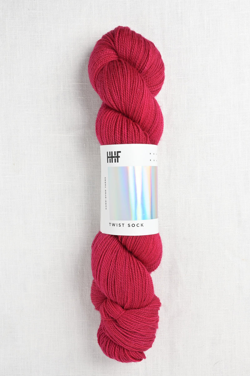 Hedgehog Fibres Twist Sock Merlot