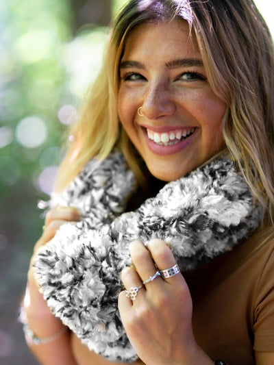 Zebra Cowl (Crochet) by Lion Brand Yarn