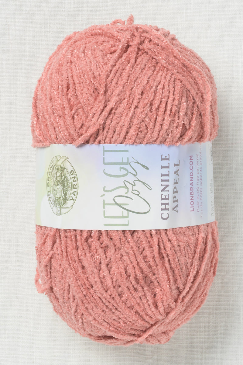 Lion Brand Chenille Appeal 102AL Rose Dawn