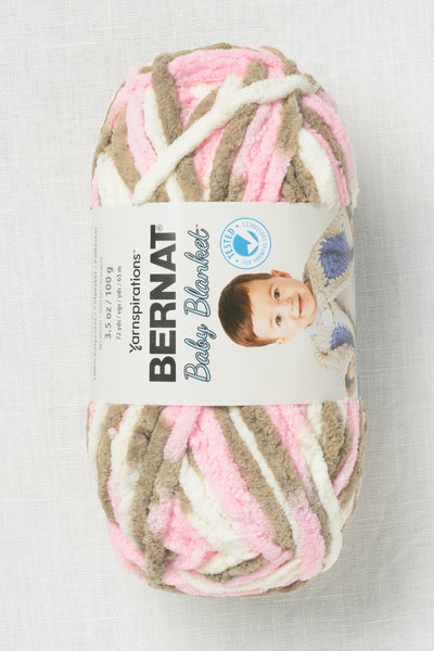Bernat Baby Blanket Small Ball Little Petunias