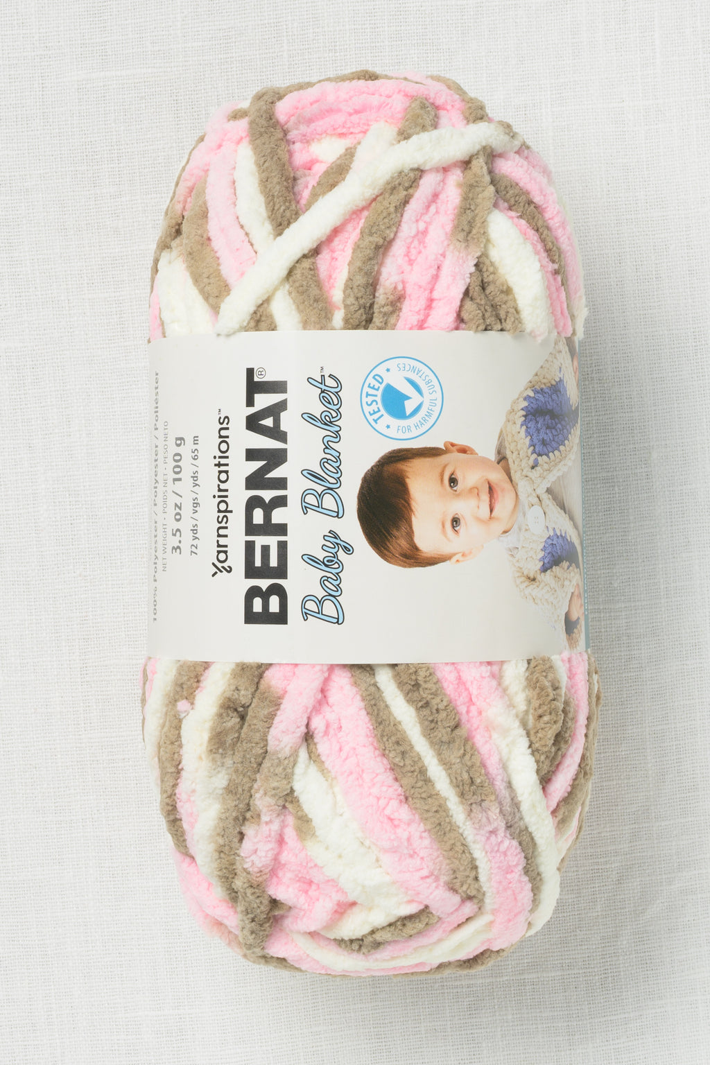 Bernat Baby Blanket Small Ball Little Petunias