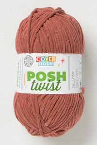 Lion Brand Cover Story Posh Twist 121AB Brown Butter