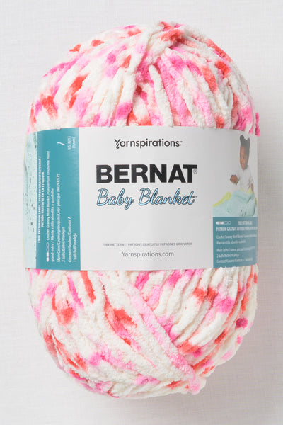 Bernat Baby Blanket Big Ball Strawberry Dot