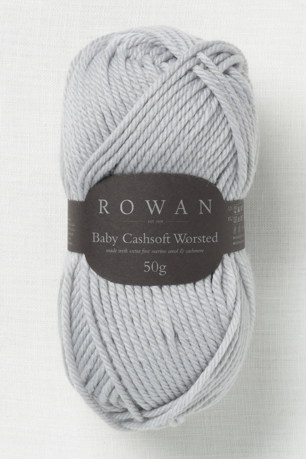 Rowan Baby Cashsoft Worsted 10011 Silver