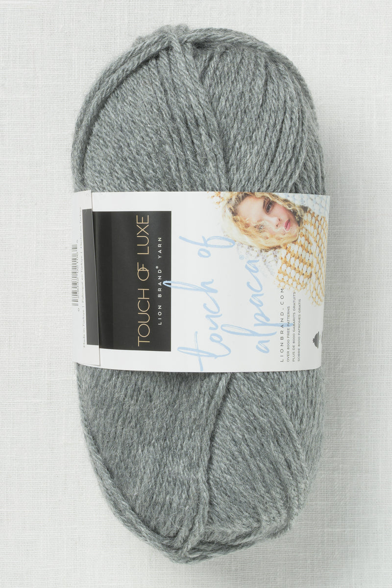 Lion Brand Touch of Alpaca 150U Oxford Grey