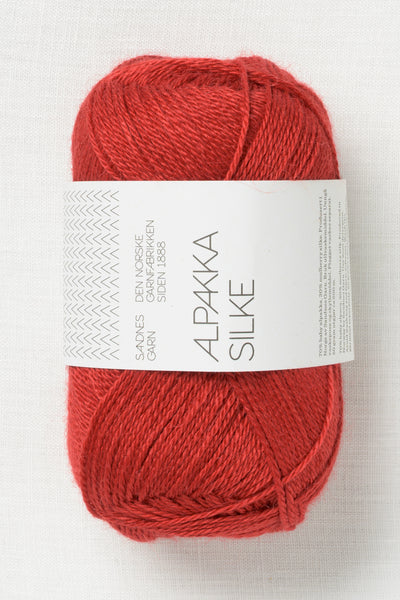 Sandnes Garn Alpakka Silke 4135 Heritage Red