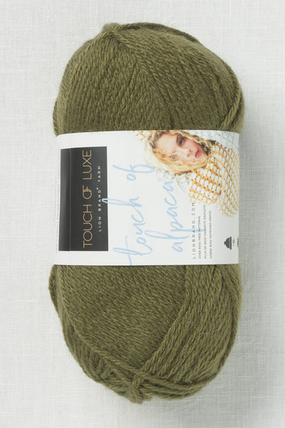 Lion Brand Touch of Alpaca 132 Olive