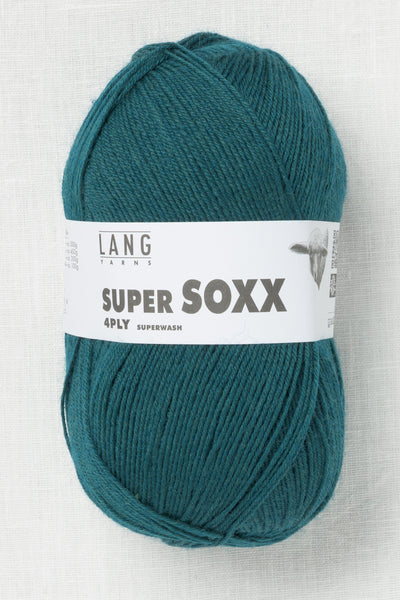 Lang Yarns Super Soxx 4Ply 188 Dark Petrol