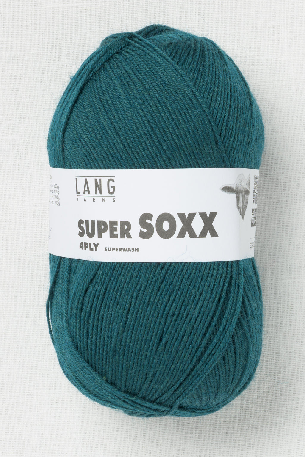 Lang Yarns Super Soxx 4Ply 188 Dark Petrol