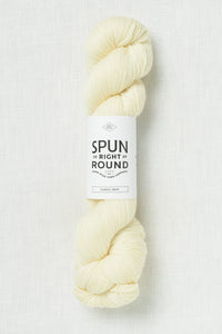 Spun Right Round Merino Aran Bone