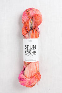 Spun Right Round Tweed DK Coral Pop