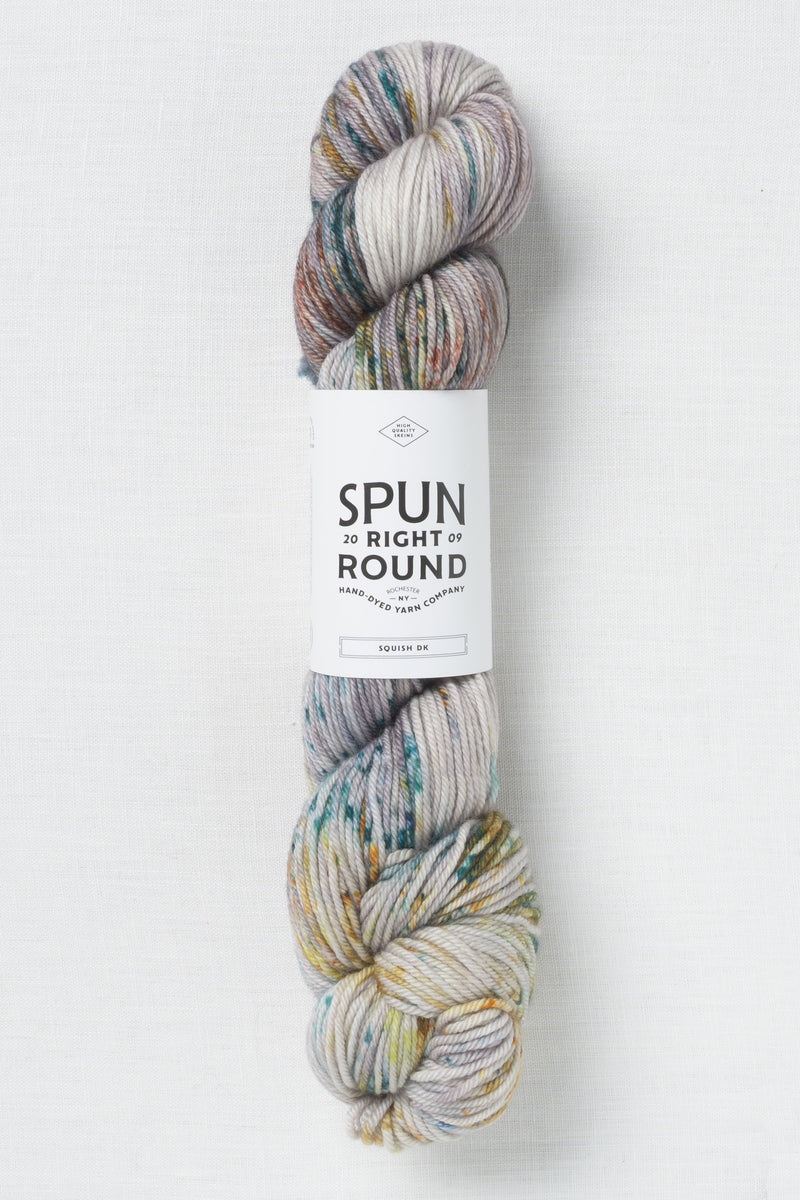 Spun Right Round Squish DK Wool and Pine