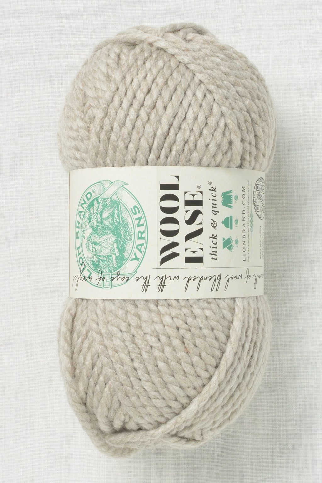 Lion Brand Wool Ease Thick & Quick 165D Parchment