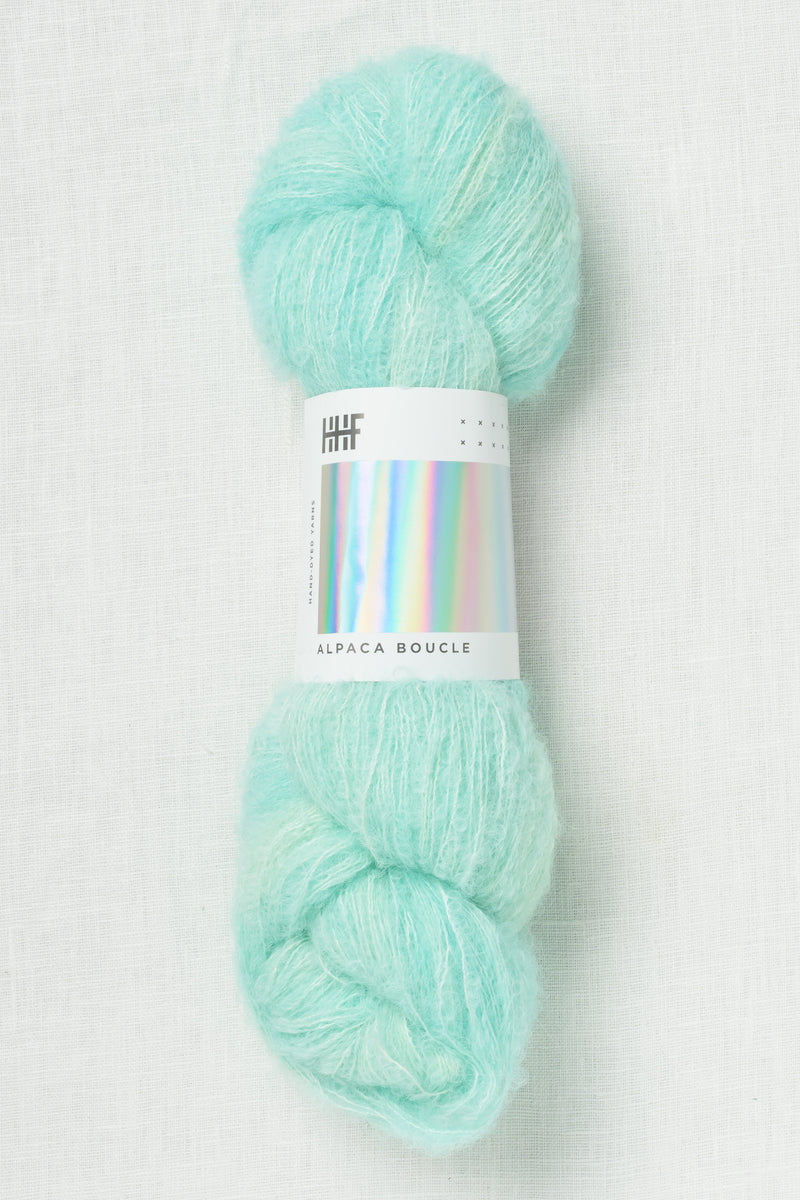 Hedgehog Fibres Alpaca Boucle Minty