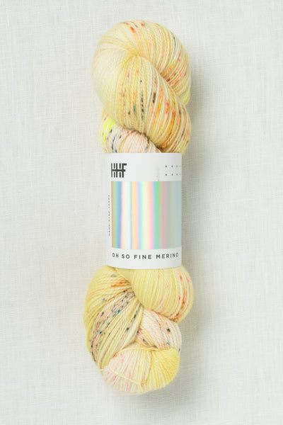 Hedgehog Fibres Oh So Fine Mellow Yellow