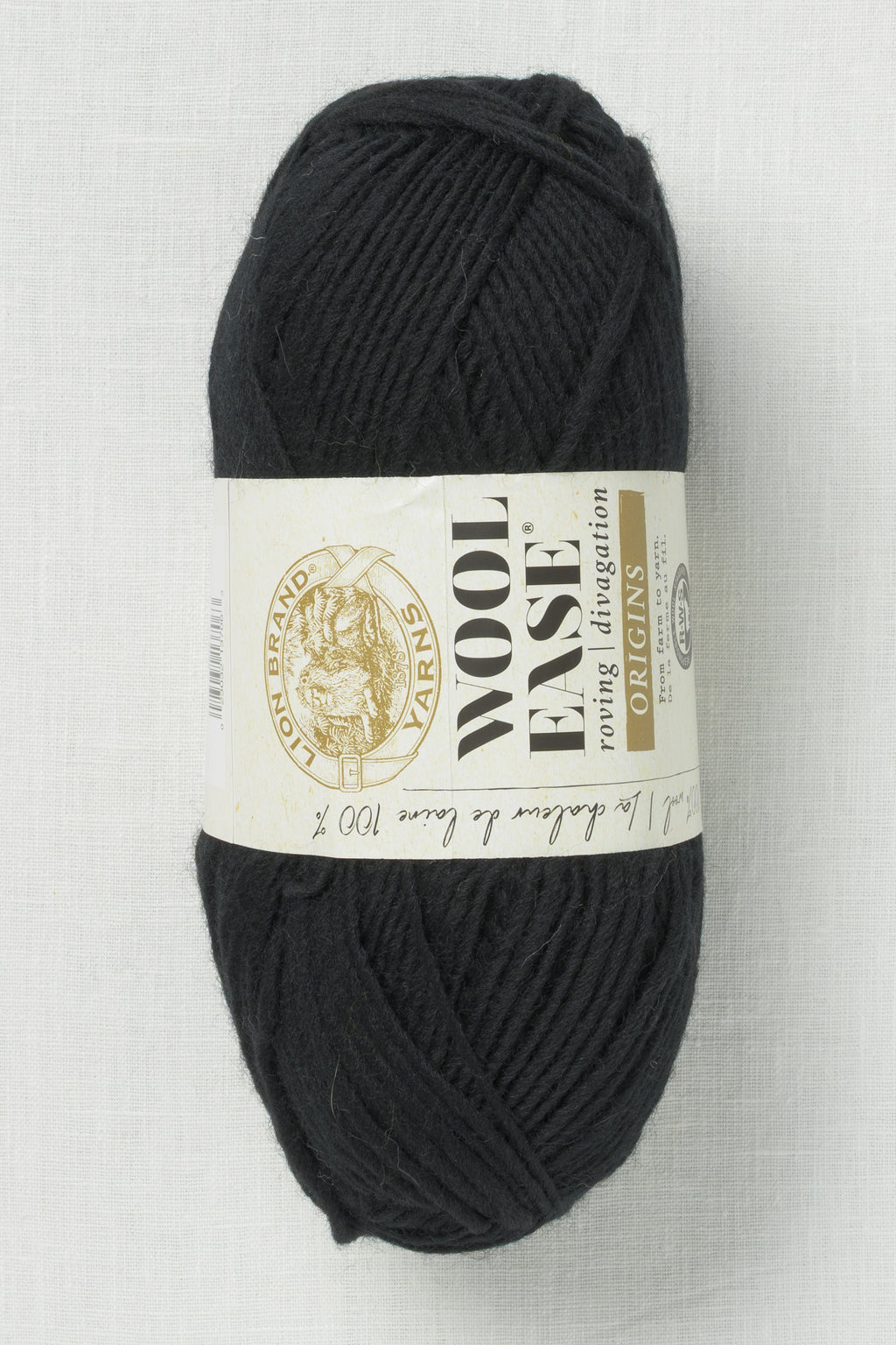 Lion Brand Wool Ease Roving Origins 153S Black (Limited Edition)