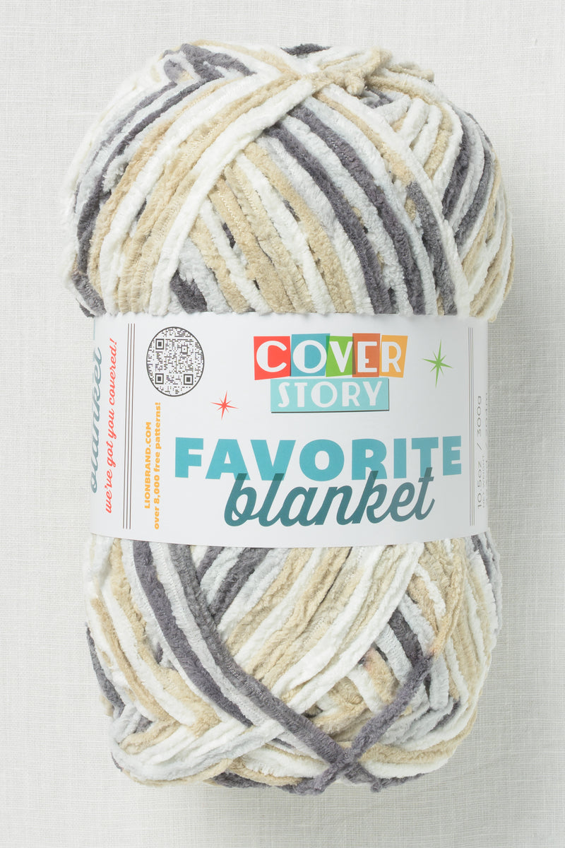 Lion Brand Cover Story Favorite Blanket 217AF Pebble Beach