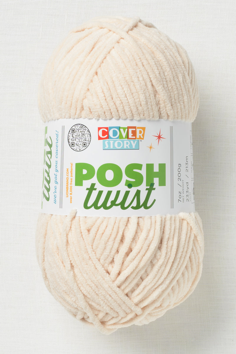 Lion Brand Cover Story Posh Twist 098BF Vanilla Bean