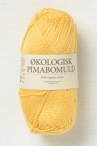 CaMaRose Økologisk Pimabomuld 3754 Banangul (Banana Yellow)