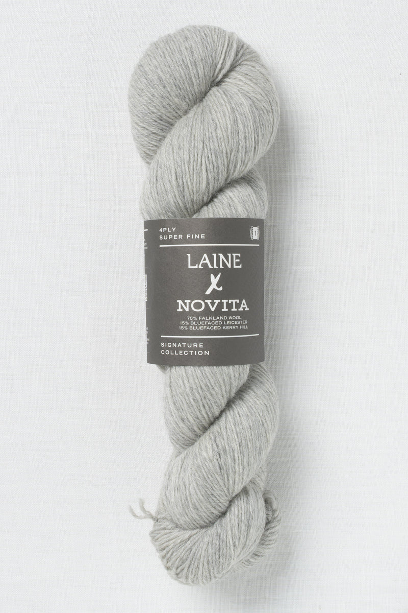 Laine X Novita 4ply 4071 Tender Fog