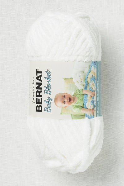 Bernat Baby Blanket Small Ball White