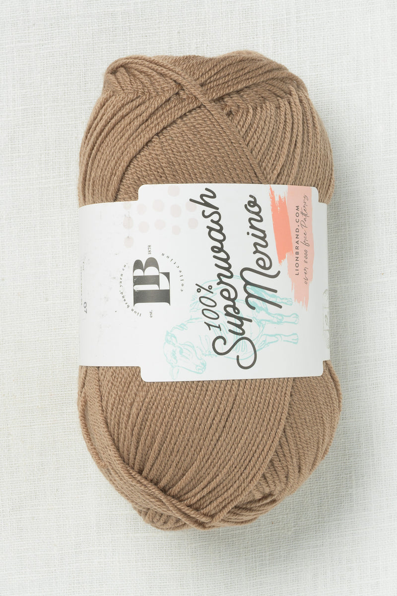 Lion Brand Superwash Merino 122N Mushroom