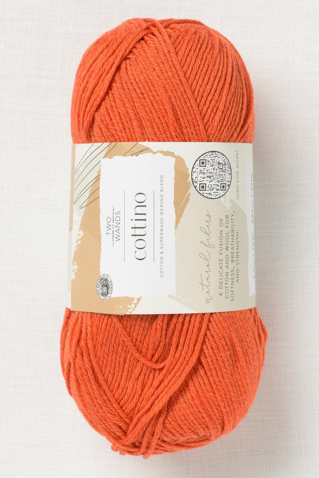 Lion Brand Two of Wands Cottino 133BK Poppy