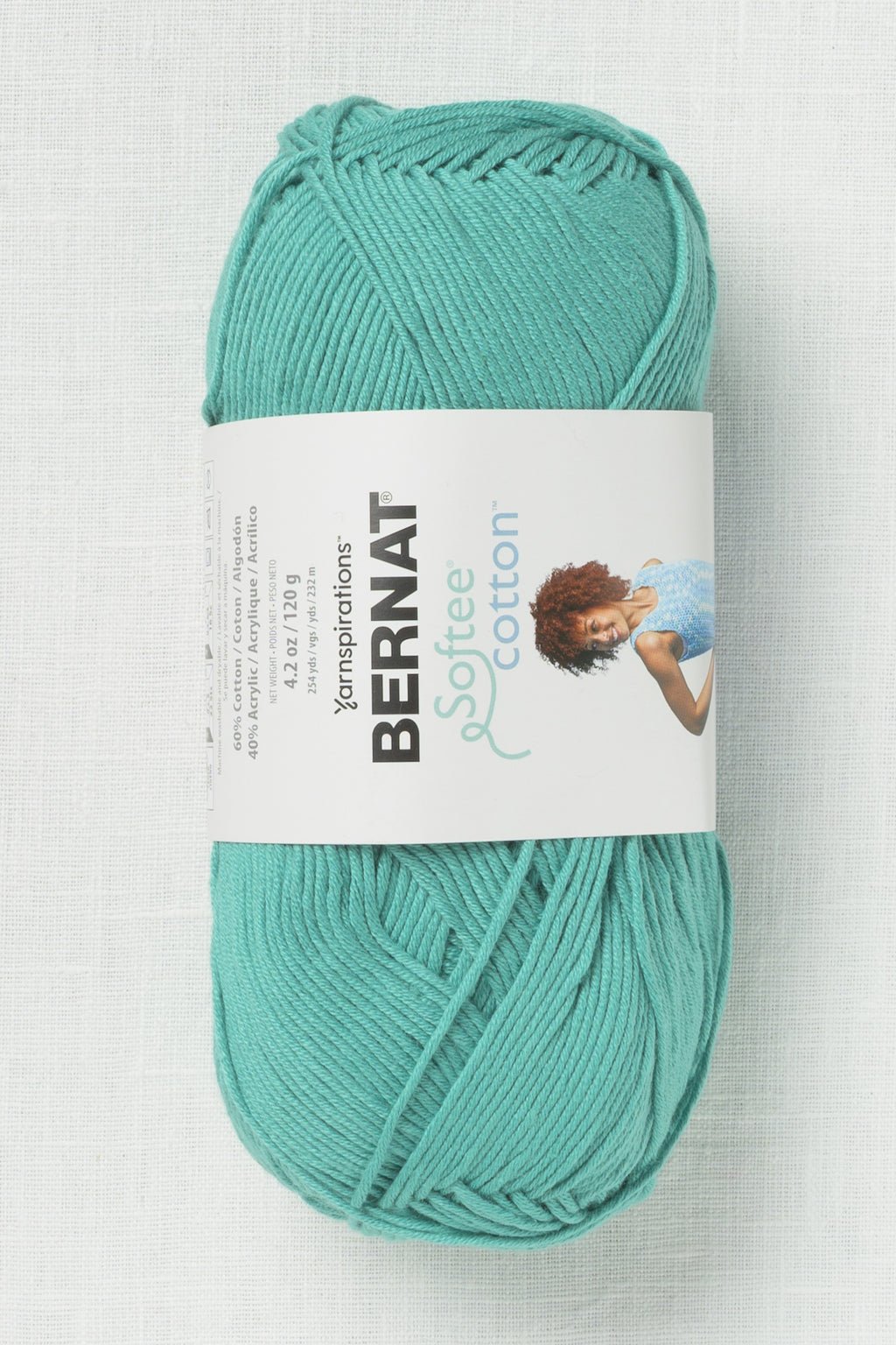 Bernat Softee Cotton Pool Green