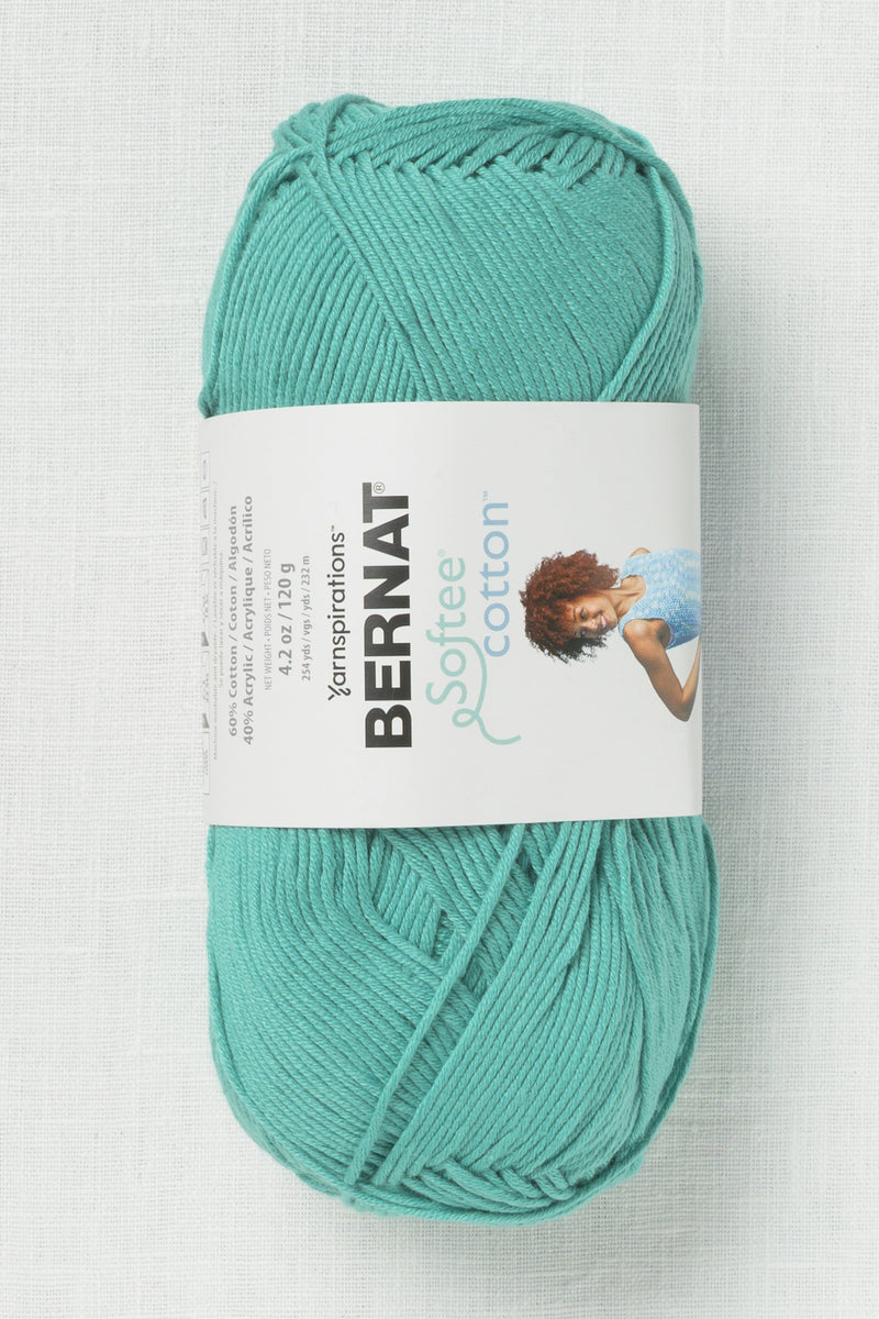 Bernat Softee Cotton Pool Green