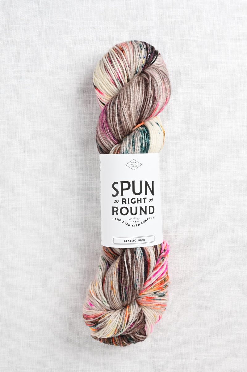 Spun Right Round Merino Aran Beer Goggles