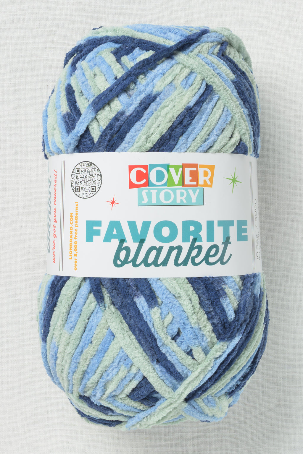 Lion Brand Cover Story Favorite Blanket 220AB I'm Blue
