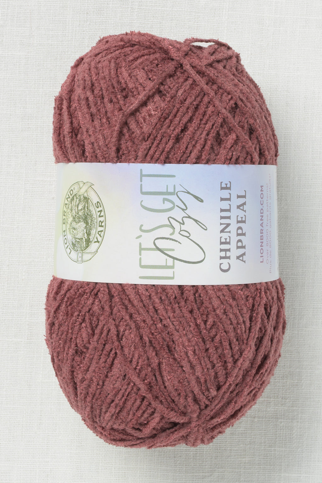 Lion Brand Chenille Appeal 140R Rose Taupe