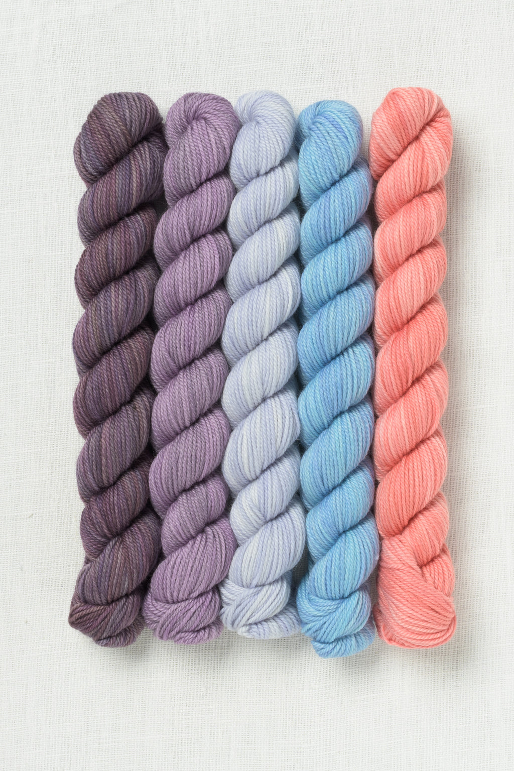 Sweet Georgia Party of Five Tough Love Sock Mini Skein Set Tea Time