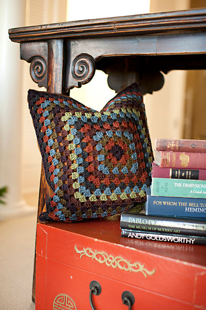One Big Granny Square Throw & Afghan by Churchmouse Yarns and Teas