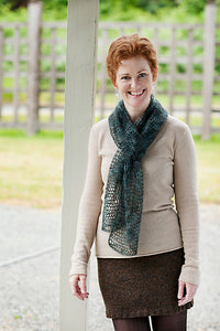 Kelly's Frothy Scarf & Wrap by Churchmouse Yarns and Teas