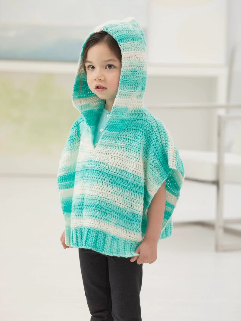 Easy Layering Poncho (Crochet) by Lion Brand Yarn