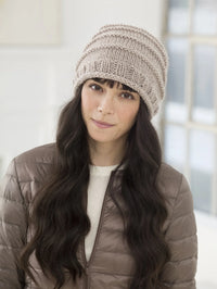 Lima Super Slouch Hat (Knit) by Lion Brand Yarn
