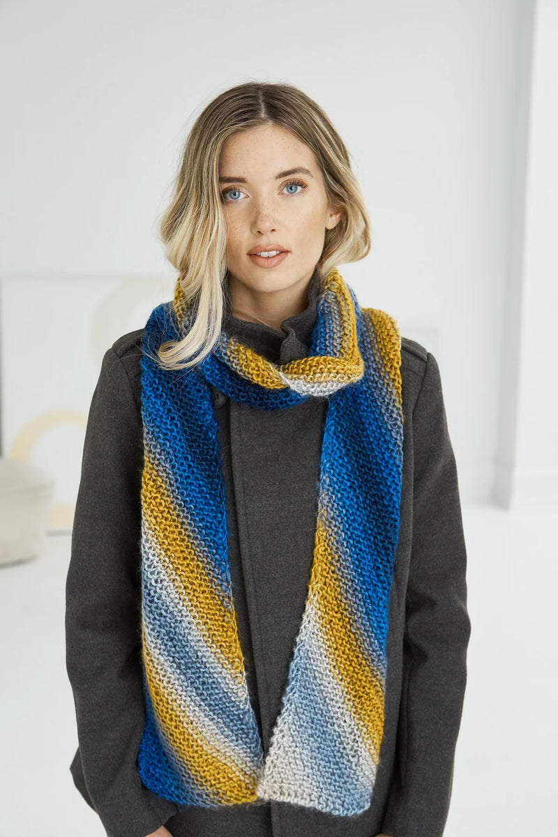 Los Lunas Scarf (Knit) by Lion Brand Yarn