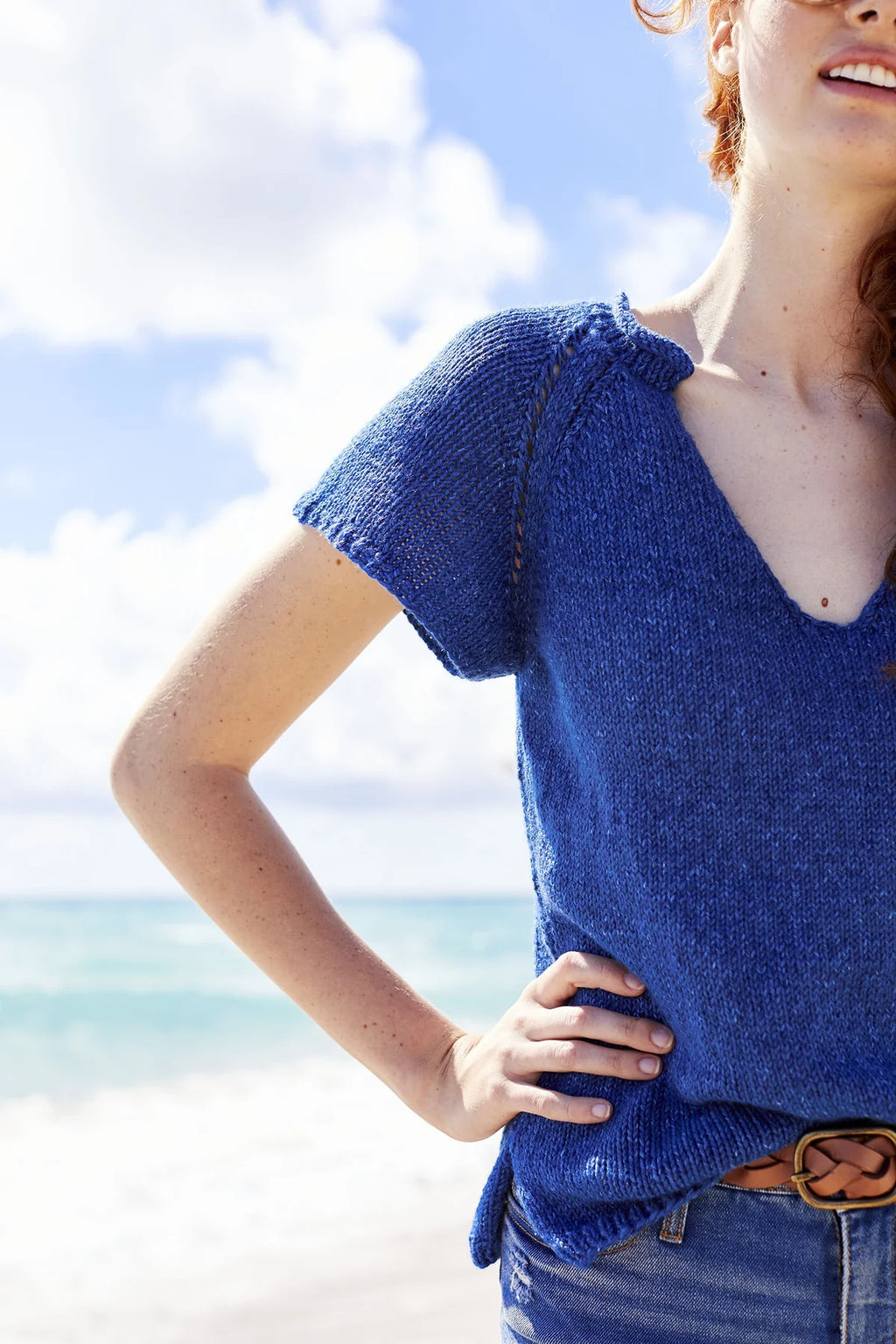 Stone Harbor Pullover (Knit) by Lion Brand Yarn