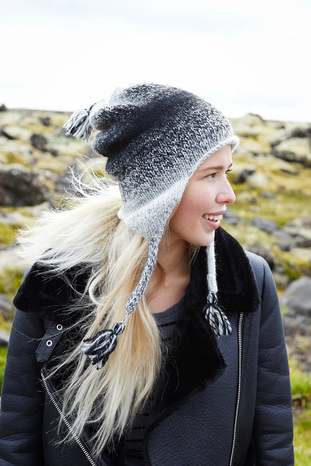 Huldra Hat (Knit) by Lion Brand Yarn