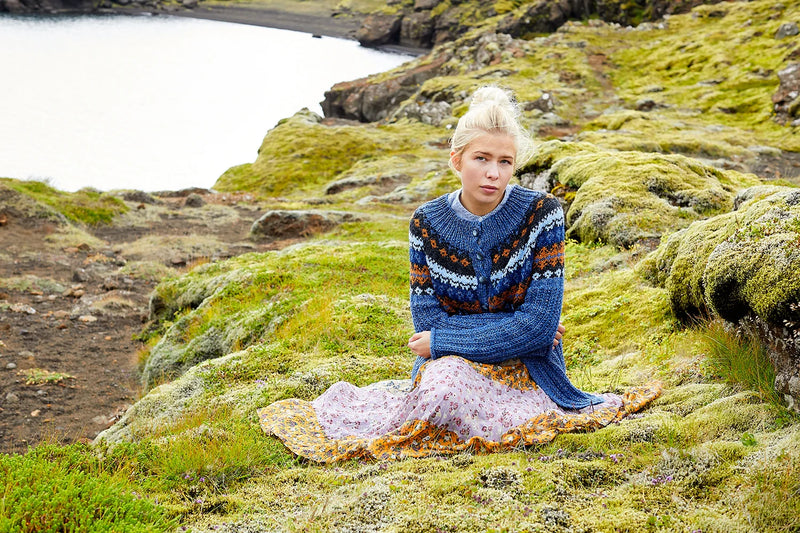 Petrine Cardigan (Knit) by Lion Brand Yarn