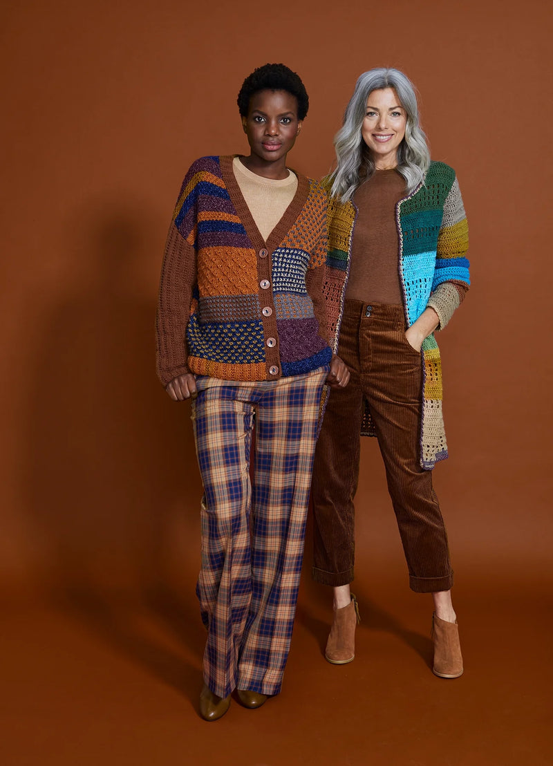 Multi Media Cardigan (Knit) by Lion Brand Yarn