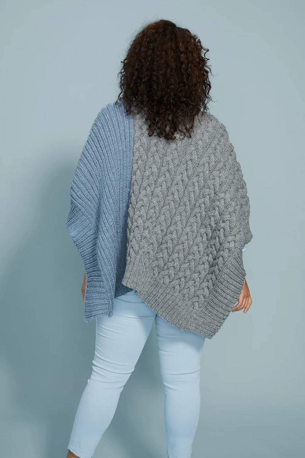 Lane Poncho (Knit) by Lion Brand Yarn