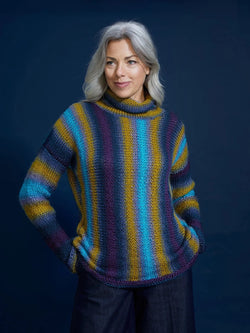 Stretton Pullover (Knit) by Lion Brand Yarn