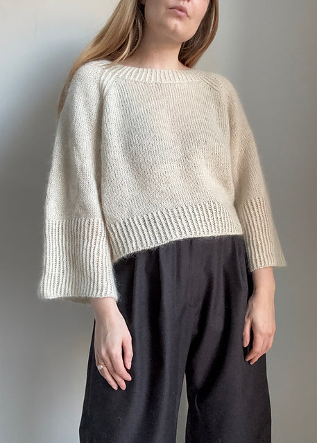 lyra blouse by aegyoknit, by Karoline Skovgaard Bentsen